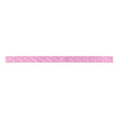 Polka-Herzen pink Satinband (Vorderseite)