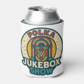 Polka Jukebox Logo Can Cooler Dosenkühler (Kanne Vorderseite)