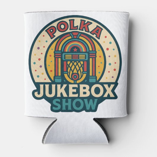 Polka Jukebox Logo Dosenkühler (Vorderseite)