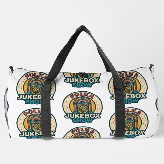Polka Jukebox Logo Duffle Bag (Rückseite)