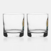 Polka Jukebox Logo Trinkwaren-Set Whiskyglas (Rechts)