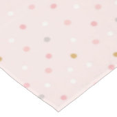 Polka-Konfetti-Muster Tischdecke (Schrägansicht)