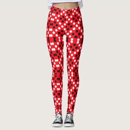 Polka-Leggings für Frauen Leggings (Vorderseite)