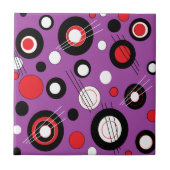 Polka Lila Fliese (Vorderseite)