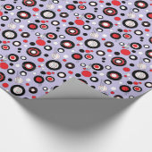 Polka Lilac Geschenkpapier (Ecke)