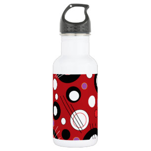 Polka Lipstick Red Trinkflasche