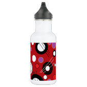 Polka Lipstick Red Trinkflasche (Rechts)