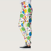 Polka macht Leggings IHR NAME Womens Custom Pants (Links)