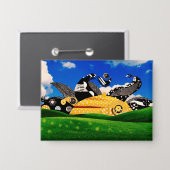 POLKA MACHT SONNE! BUTTON (Vorderseite/Rückseite)