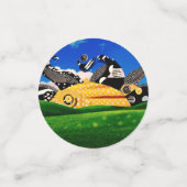 POLKA MACHT SONNE! KONFETTI (Klein Vorderseite)