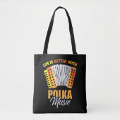 Polka Music Accordion Polnischer Tanz Tasche (Vorderseite)