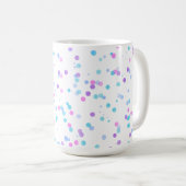 Polka Pattern, 15oz Coffee Mug Kaffeetasse (VorderseiteRechts)