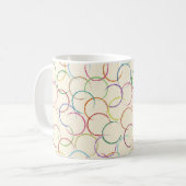 💠 Polka Perfect: Die künstlerische Sip-Tasse Kaffeetasse (Vorderseite Links)