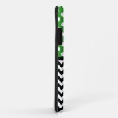 Polka-Punkt-grüner u. Zickzack iPhone 5 Kasten Case-Mate iPhone Hülle (Hinten/Rechts)