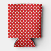 Polka-Punkt-Hintergrund Dosenkühler (Vorderseite)