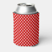 Polka-Punkt-Hintergrund Dosenkühler (Kanne Rückseite)