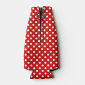 Polka-Punkt-Hintergrund Flaschenkühler (Rückseite)