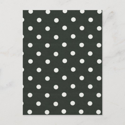 Polka-Punkt-Hintergrund Postkarte (Vorderseite)