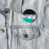 Polka-Punkt-Junggeselinnen-Abschied Button (Beispiel)