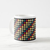 Polka-Punkt-Kaffee-Tasse Kaffeetasse (Vorderseite Links)