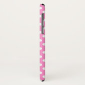 Polka-Punkt mit dem Namen "Soft Pink Iphone Case" Case-Mate iPhone Hülle (Hinten/Links)