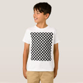 Polka-Punkt-Mod-Muster T-Shirt (Vorne ganz)