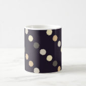 Polka Punkt nahtloses Muster. Schriftstruktur. Tex Kaffeetasse (Mittel)