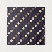 Polka Punkt nahtloses Muster. Schriftstruktur. Tex Wandteppich (Vorderseite (Horizontal))