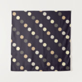 Polka Punkt nahtloses Muster. Schriftstruktur. Tex Wandteppich (Vorderseite)