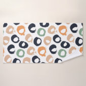 Polka Punkt nahtloses Muster. Vintage Darstellung. Badehandtuch (Badehandtuch)