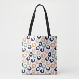 Polka Punkt nahtloses Muster. Vintage Darstellung. Tasche