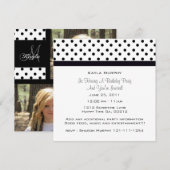 Polka-Punkt-Party Einladungen (Vorne/Hinten)