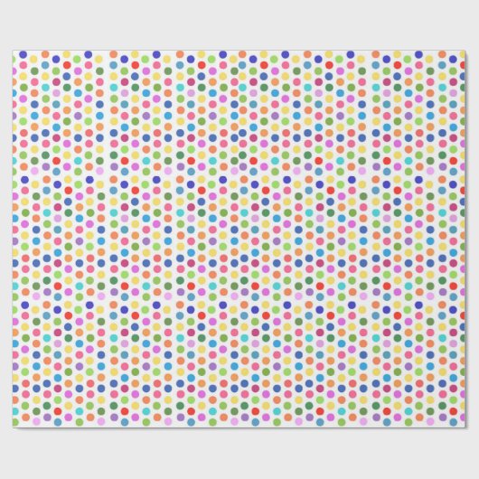 Polka-Punkt-Party-Nr. 2 Geschenkpapier (Flach)