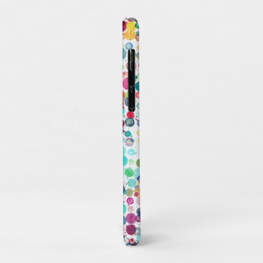 Polka-Punkt Pixel Case-Mate iPhone Hülle (Hinten/Links)