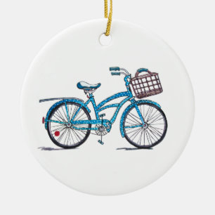 Polka-Punkt-Strand Crusier Keramik-Verzierung Keramik Ornament