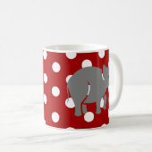 Polka-Punkt-Tasse Kaffeetasse (VorderseiteRechts)