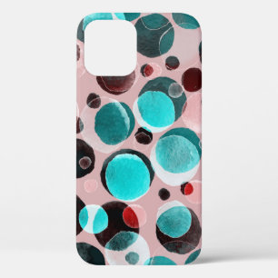 Polka Punkt Wasserfarbe, abstraktes Muster. Case-Mate iPhone Hülle