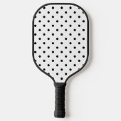 Polka-Punkte 1 Pickleball Schläger (Rückseite)