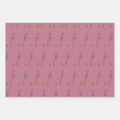 Polka-Punkte, der Esther-Club. Pferdeschuhe pink Geschenkpapier Set (Vorderseite 2)