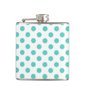 Polka-Punkte Flachmann (Vorderseite)