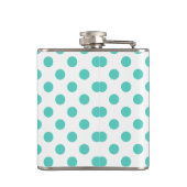 Polka-Punkte Flachmann (Rückseite)