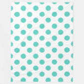 Polka-Punkte Fleecedecke (Vorderseite)