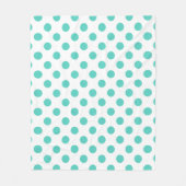 Polka-Punkte Fleecedecke (Vorderseite)