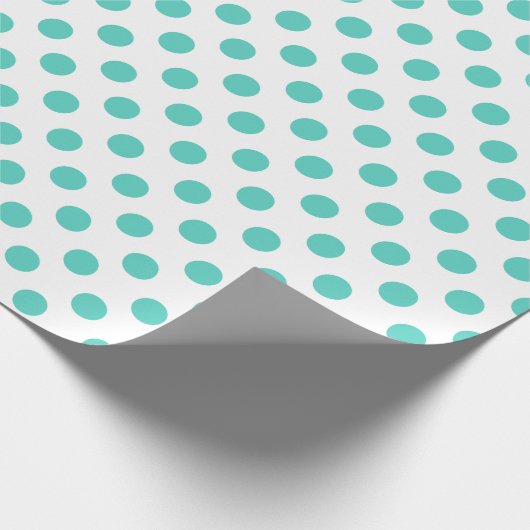 Polka-Punkte Geschenkpapier (Ecke)