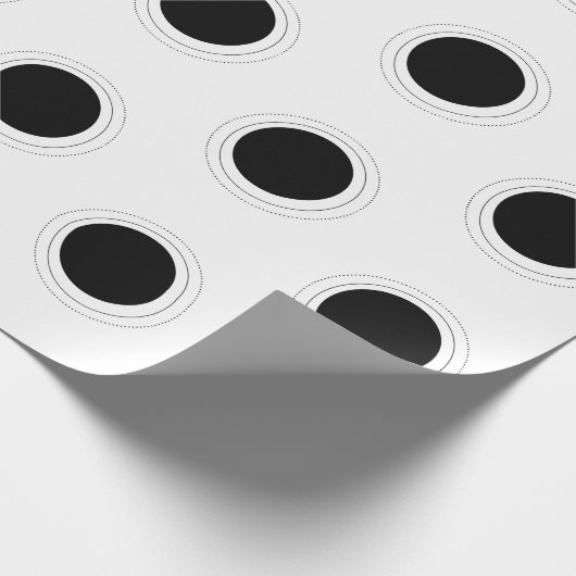 Polka-Punkte Geschenkpapier (Ecke)