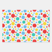 Polka Punkte Geschenkpapier Set (Vorderseite 3)