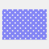 Polka Punkte Geschenkpapier Set (Vorderseite)