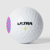 Polka-Punkte Golfball (Logo)