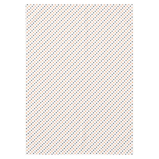 Polka-Punkte halbkreisförmig Tischdecke (Vorderseite)