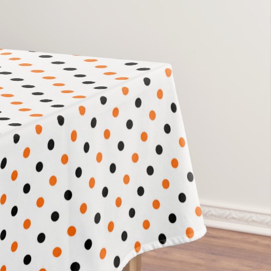 Polka-Punkte halbkreisförmig Tischdecke (Beispiel)